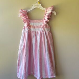 Egg Pink Stripes Dress